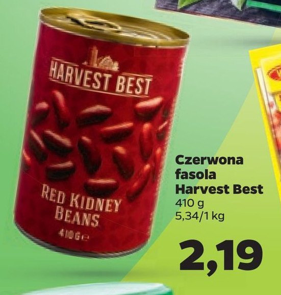 Fasola czerwona konserwowa Harvest best promocje