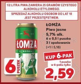 Piwo Łomża wyborowe promocja