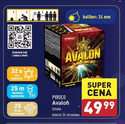 Bateria avalon Pyroco promocja w Aldi