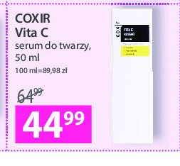 Serum rozjaśniające do twarzy z witaminą c Coxir vita c Coxir intensive egf promocja