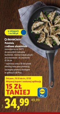 Patelnia z odlewu aluminium Silvercrest Ø 24 cm promocja w Lidl
