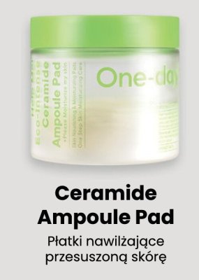 Płatki do twarzy One-day's Ceramide Ampoule Pad nawilżające przesuszoną skórę promocja w Hebe