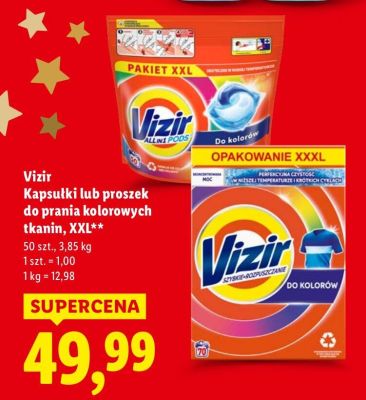 Proszek do prania kolorowych tkanin XXL  promocja w Lidl