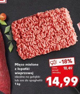 Mięso mielone z łopatki wieprzowej promocja