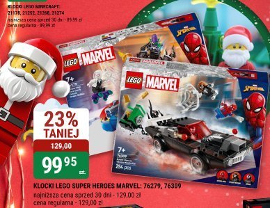 Klocki Lego Super Heroes Marvel 76279, 76369 promocja w bi1