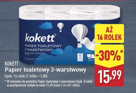 Papier toaletowy Kokett promocja