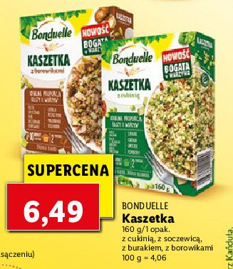 Kaszetka z cukini膮 Bonduelle promocja