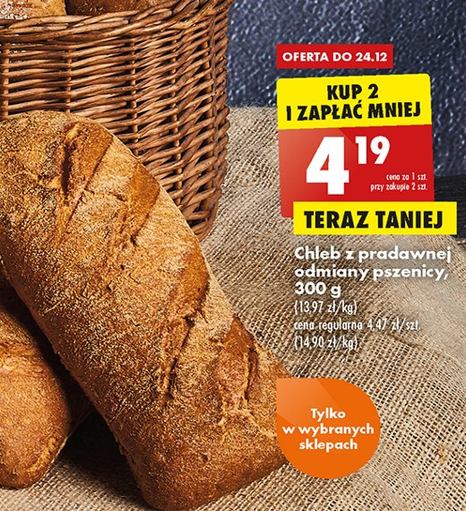 Chleb z pradawnej odmiany pszenicy promocja