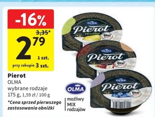 Deser orzechowy Olma pierot promocja