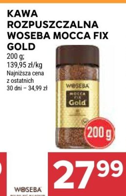 Kawa rozpuszczalna Woseba Mocca Fix Gold promocja w Stokrotka