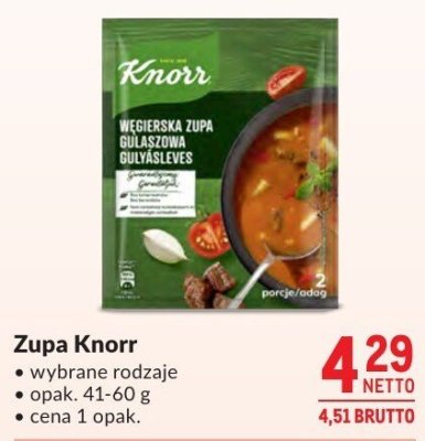 Zupa Knorr promocja w Makro