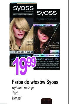 Farba do włosów 8.5 Syoss professional performance promocja