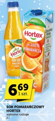 Sok pomarańczowy Hortex wybrane rodzaje promocja w ABC