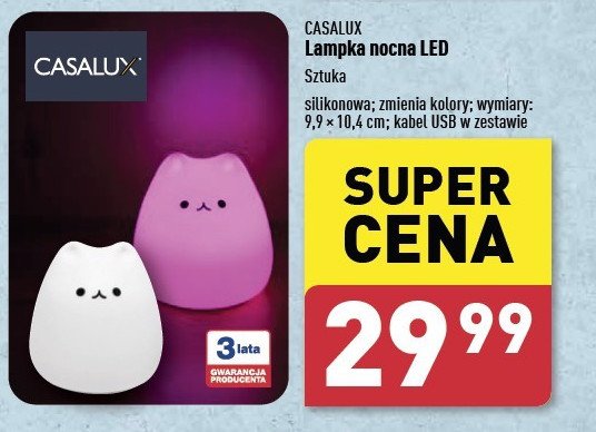 Lampka nocna led Casalux promocja