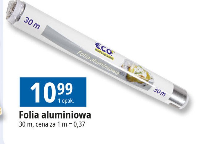 Folia aluminiowa 30 m Eco+ promocja