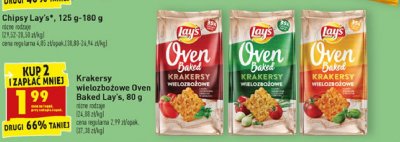 Krakersy wielozbożowe paprykowe Lay's oven baked (prosto z pieca) Frito lay lay's promocja