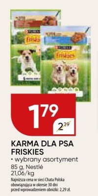 Karma dla psa Friskies promocja w Chata Polska