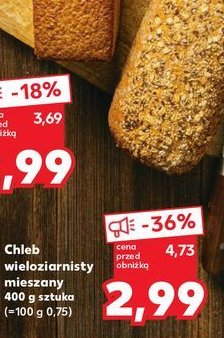 Chleb wieloziarnisty mieszany promocja