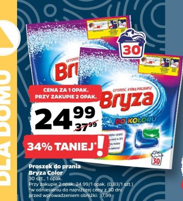 Proszek do prania kolorów Bryza promocja w Netto