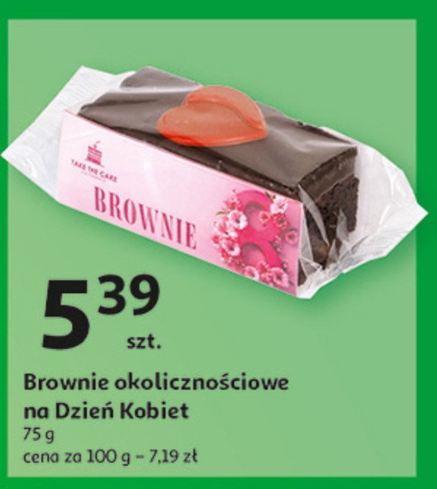 Brownie walentykowe promocja w Auchan