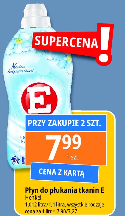 Płyn do płukania harmonia kwiatów E nectar inspirations promocja