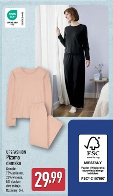 Piżama damska UP2FASHION promocja w Aldi
