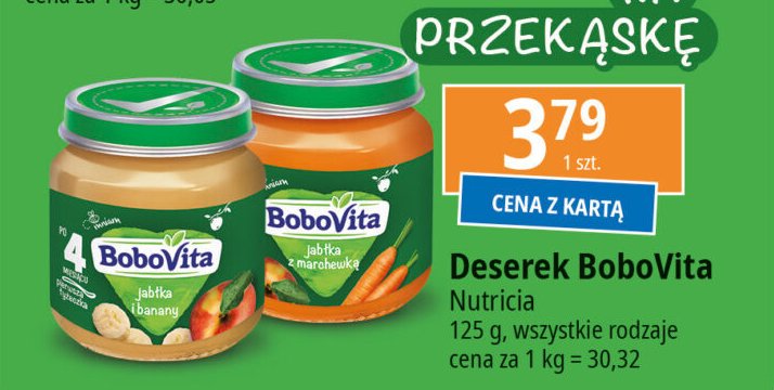 Jabłka i banany Bobovita promocja w Leclerc