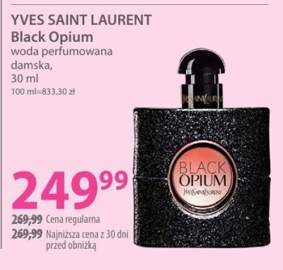 Woda perfumowana damska YVES SAINT LAURENT Black Opium promocja w Hebe