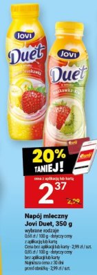Napój mleczny Jovi Duet promocja w Twój Market