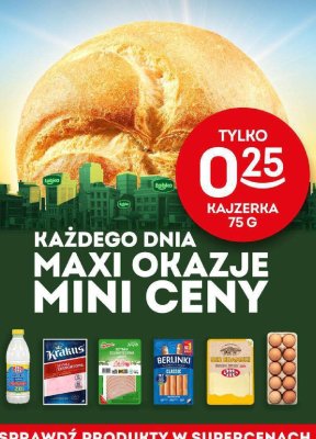Kajzerka 75g promocja w Żabka