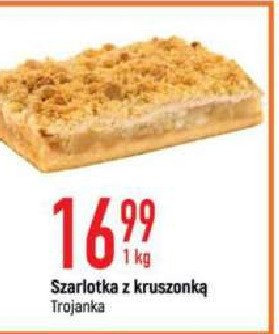 Ciasto szarlotka Trojanka promocja