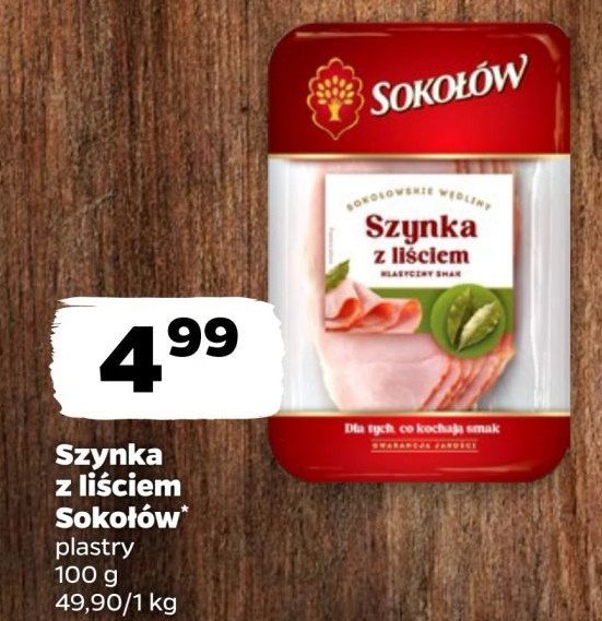 Szynkaz liściem Sokołów promocja