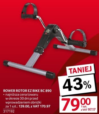 Rower rotor ez bike BC 890 promocja w Selgros