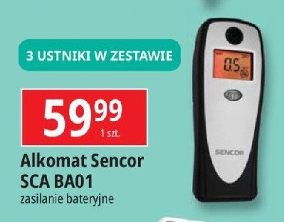 Alkomat scaba01 Sencor promocja w Leclerc