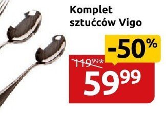 Komplet sztućców Vigo 24 elem. promocja w Black Red White