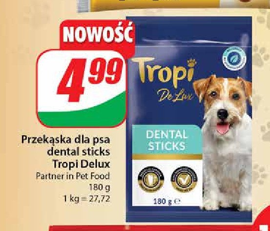 Przekąska dla psa dental sticks Tropi deluxe promocja