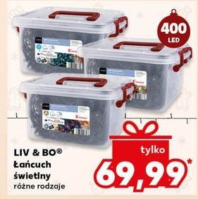 Łańcuch świetlny 400led Liv & bo promocja w Kaufland