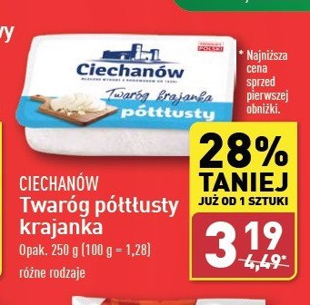 Twaróg półtłusty krajanka CIECHANÓW promocja