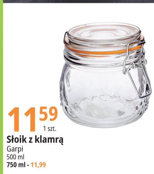 S艂oik z klamr膮 750 ml GARPI HOME promocja