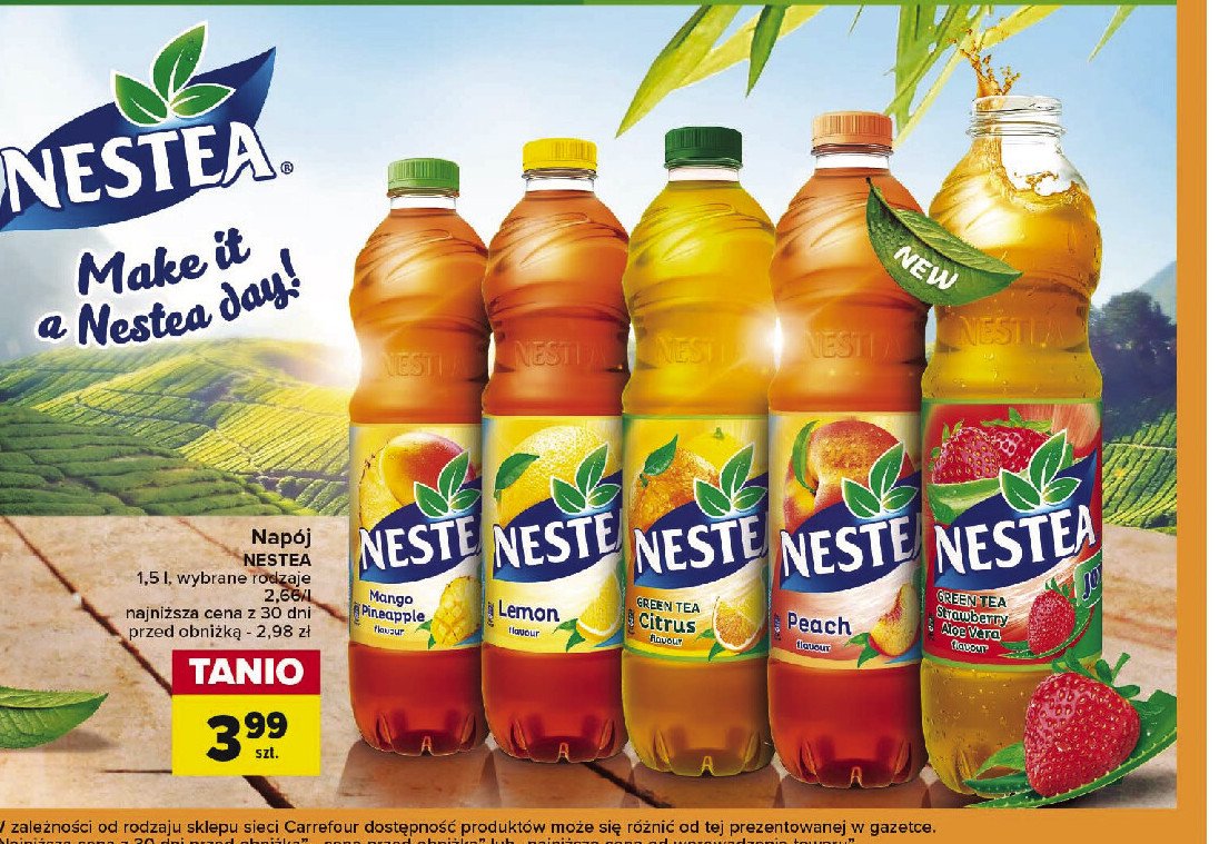 Herbata mrożona mango Nestea promocja