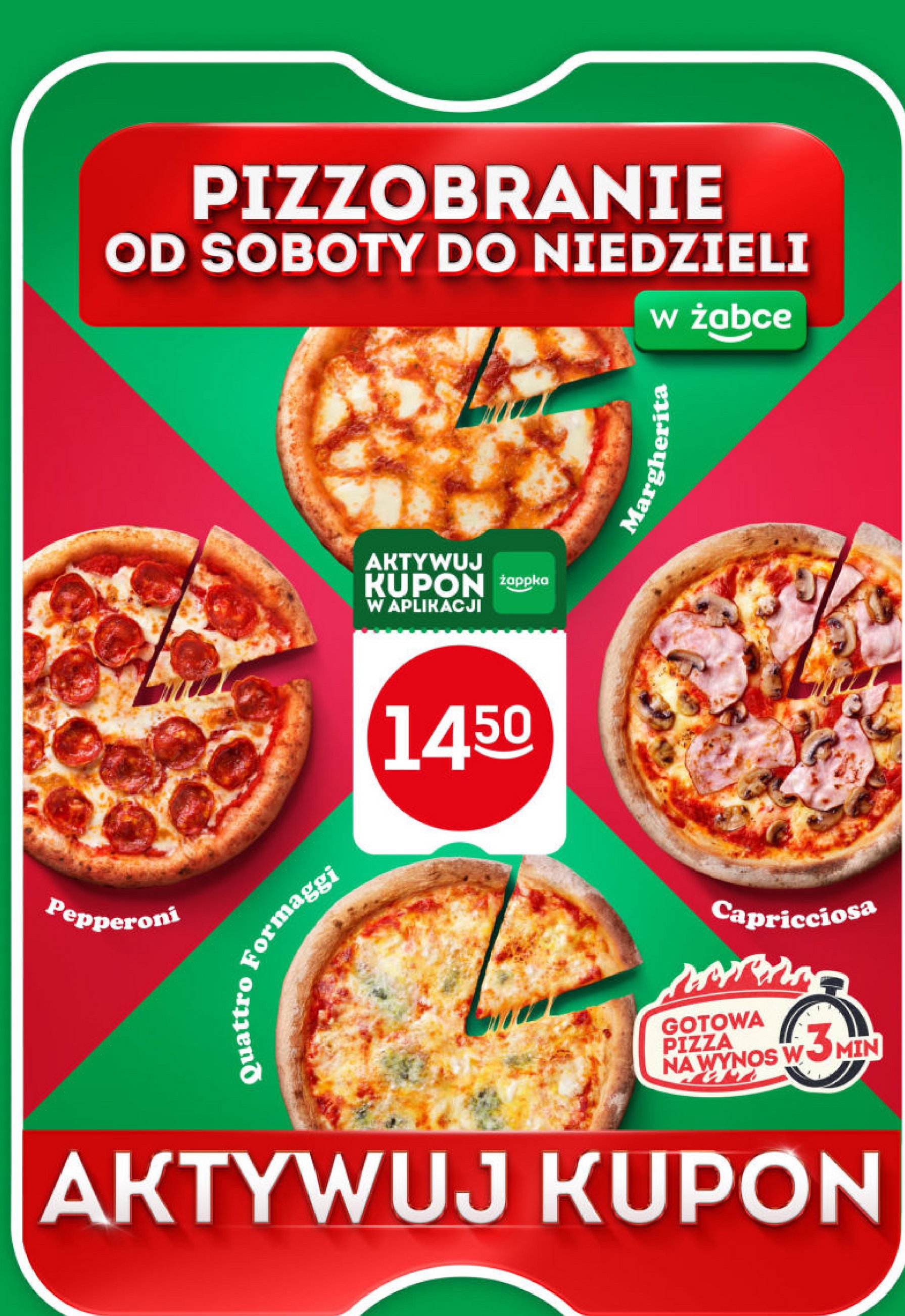 Pizza capricciosa Żabka promocja w Żabka