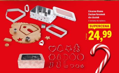 Zestaw foremek do ciastek Livarno Home promocja w Lidl