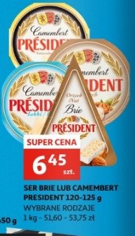 Serek orzech President camembert promocja