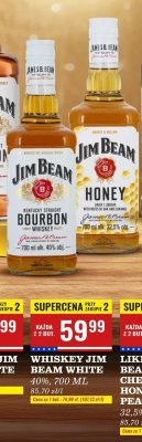 Likier Jim Beam Honey 32,5%, 700 ML promocja w Biedronka