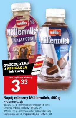 Napój mleczny Müllermilch różne rodzaje promocja w Twój Market