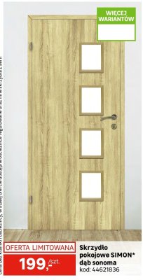Skrzydło pokojowe SIMON dąb sonoma Leroy Merlin promocja w Leroy Merlin