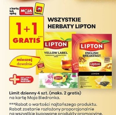 Herbata promocja w Biedronka