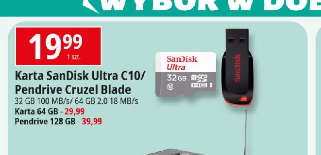 Karta pami臋ci sdhc 64 gb Sandisk promocja