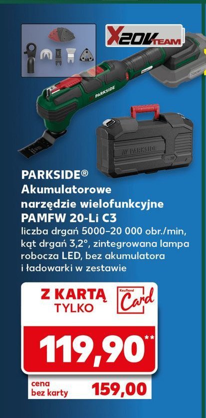 Narzędzie wielofunkcyjne Parkside promocja w Kaufland