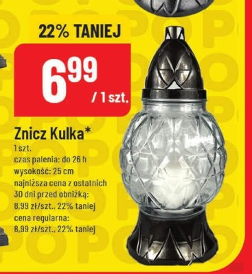 Znicz Kulka promocja w POLOmarket